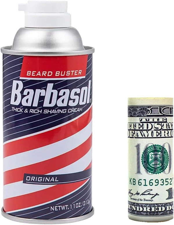 Barbasol Can Diversion Safe - Discreet Diversion Can Safes to Stash money, jewelry, and other small Valuables