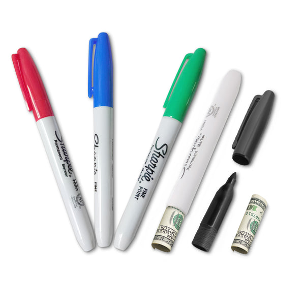 Real Working Marker Diversion Safe (4 Pack) - Discreet Diversion safe Ideas of Marker with a secret stash container to hide valuables