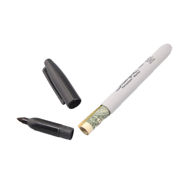 Fake Pen Diversion Safe - Realistic Pen with Secret Compartments to Stash Valuable Items