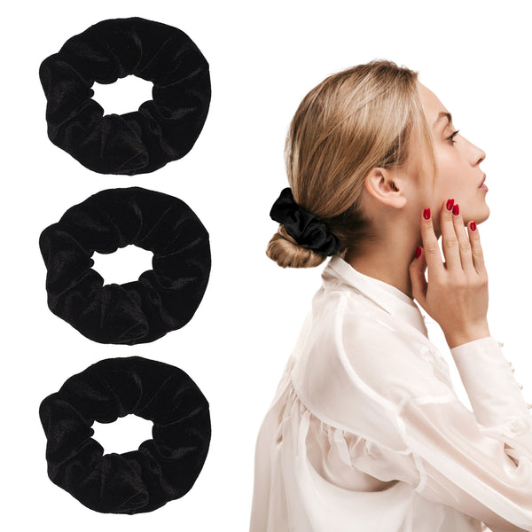 Zipper Scrunchie Diversion Safes (3 Pack) - Discreet scrunchie with hidden zippered safe to hide valuables